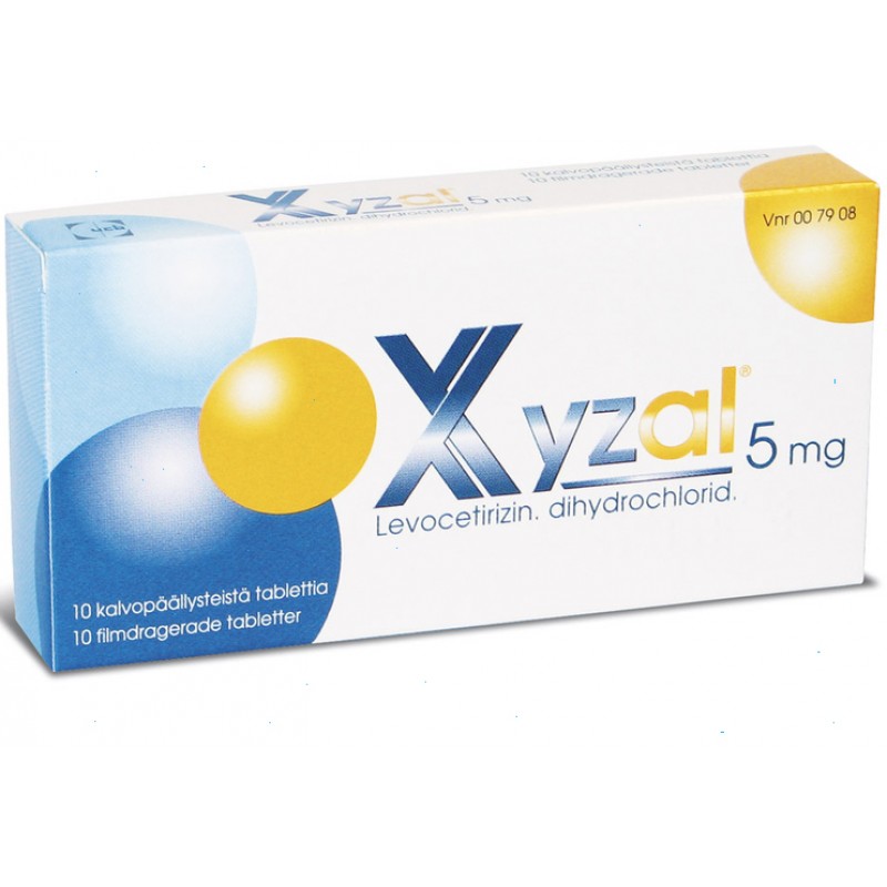 Xyzal tabs 5 mg. #10