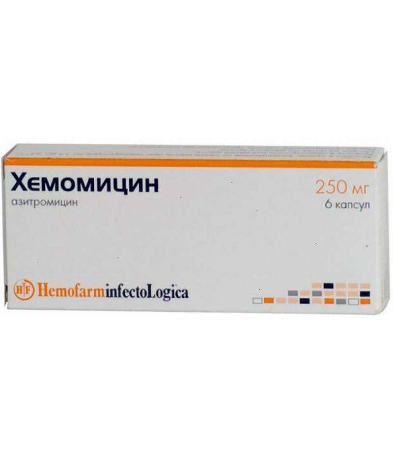 Hemomycin caps 250mg #6