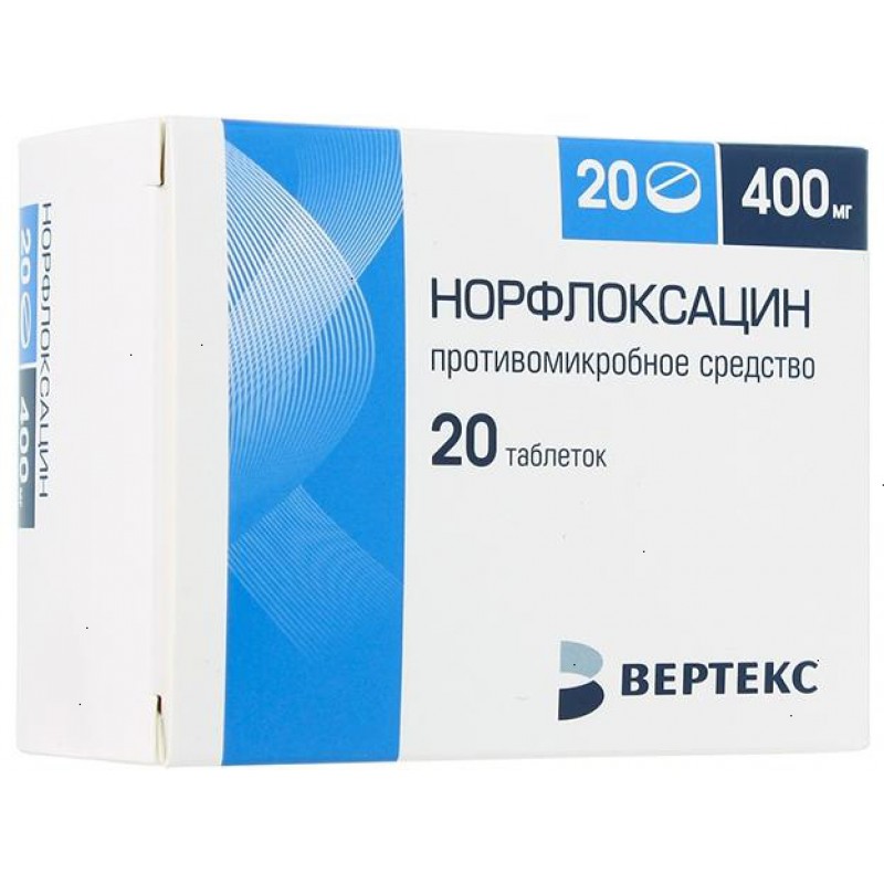 Norfloxacin 400mg #20