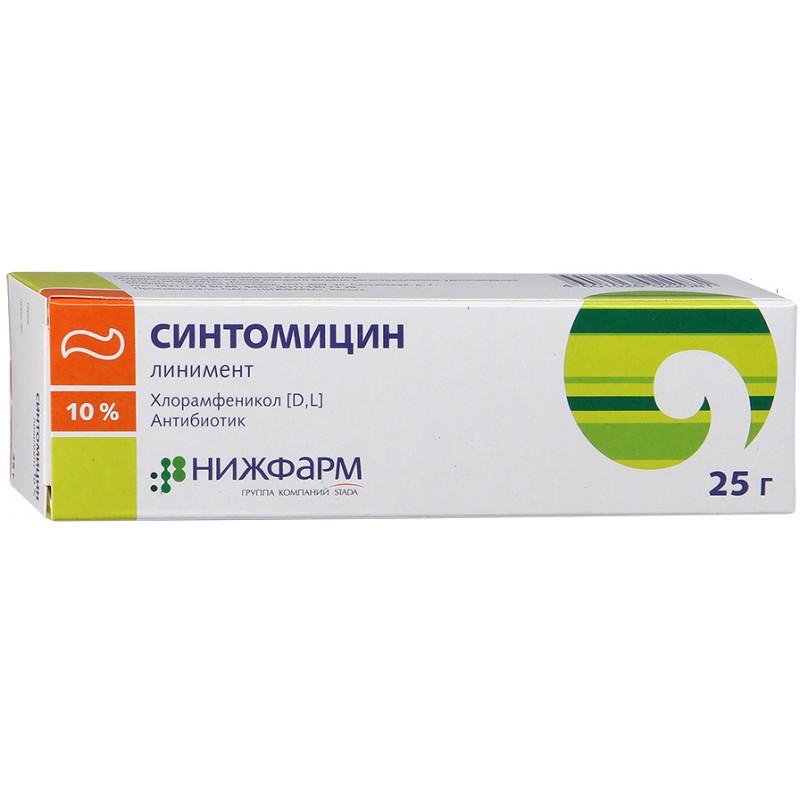 Liniment Synthomycin 10% 25gr