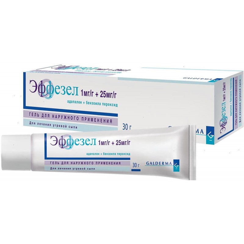 Effezel gel 1mg/gr + 25mg/gr 30gr