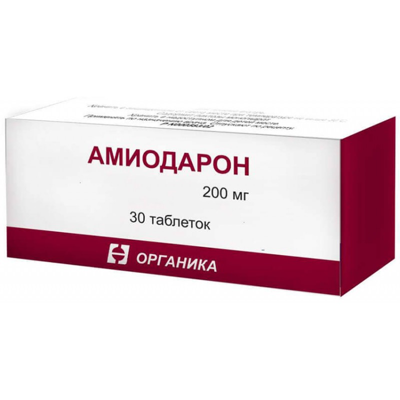 Amiodaron tabs 200mg #30