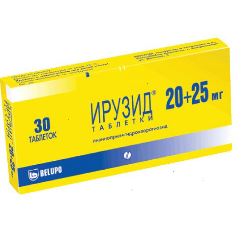 Iruzid tabs 20mg/25mg #30