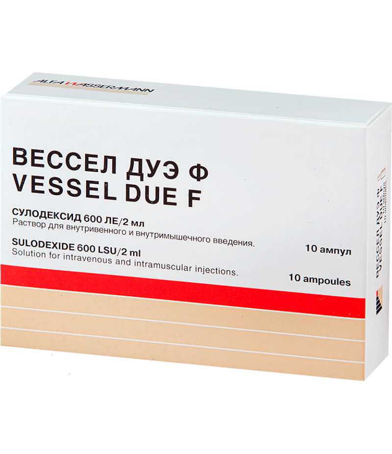 Vessel Due F solution for injections 600LE/2ml  2ml #10