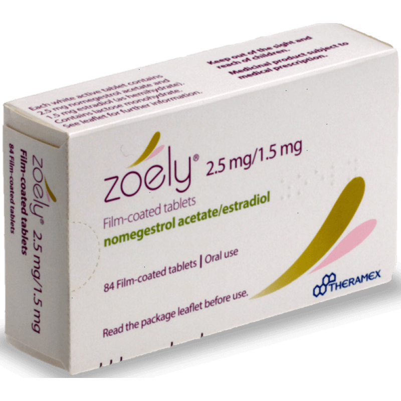 Zoely tabs 2.5mg + 1.5mg #84