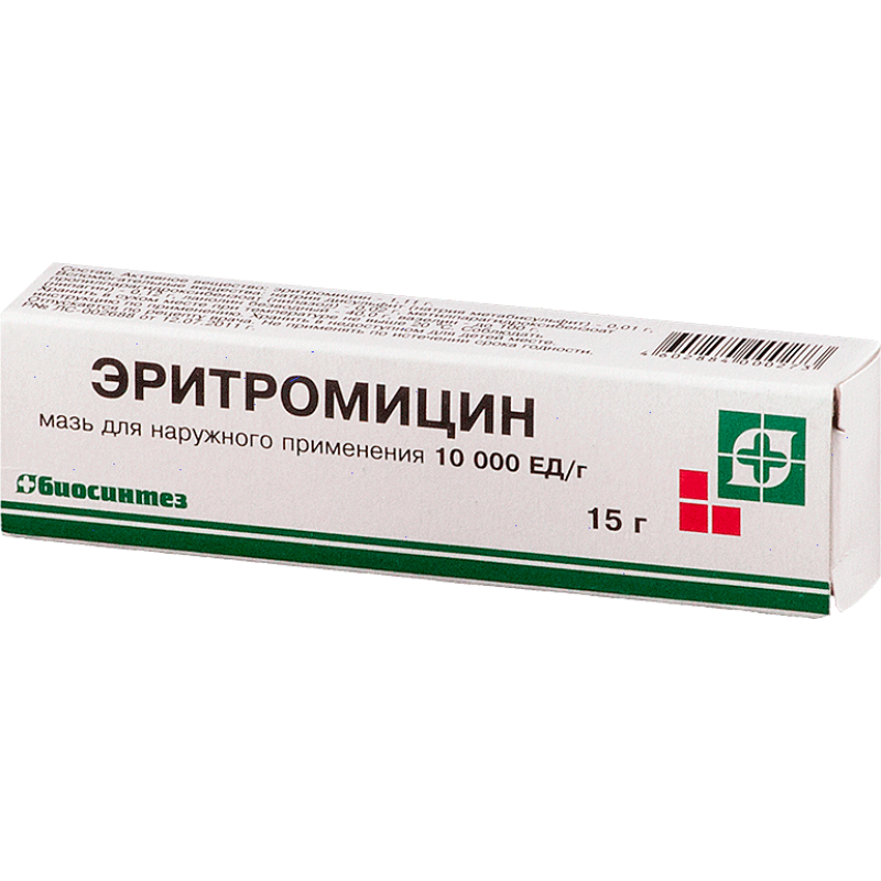 Erythromycin ointment 10000ed/gr 15gr