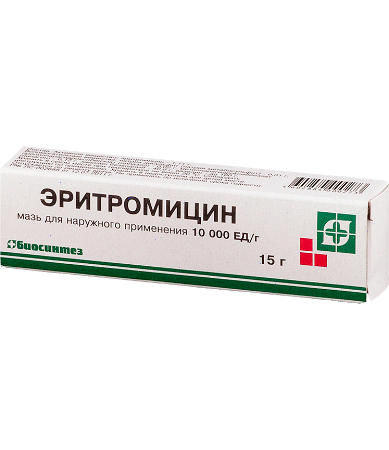 Erythromycin ointment 10000ed/gr 15gr