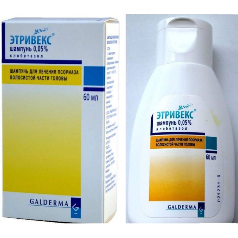 Etrivex shampoo 0.05% 60ml