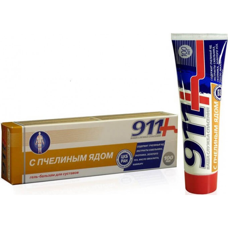 Bee venom (Venenum Apium) 911 gel-balm 100ml