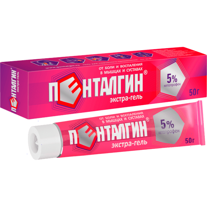 Pentalgin Extra-gel 5% 50gr