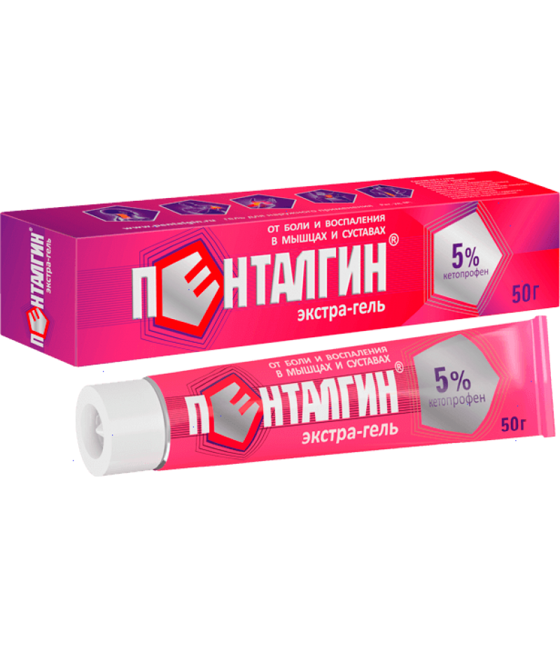 Pentalgin Extra-gel 5% 50gr