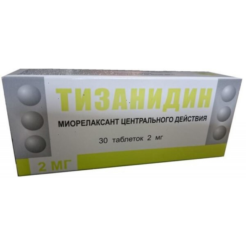 Tizanidine tabs 2mg #30