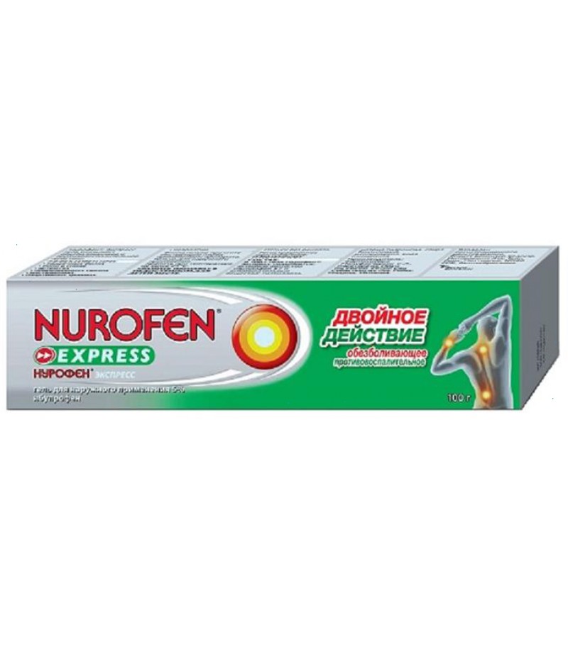 Nurofen express gel 5% 100gr