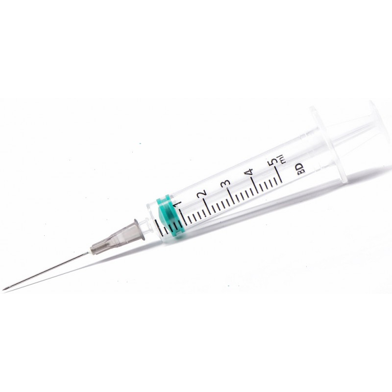 Syringe with needle 5ml disposable #1