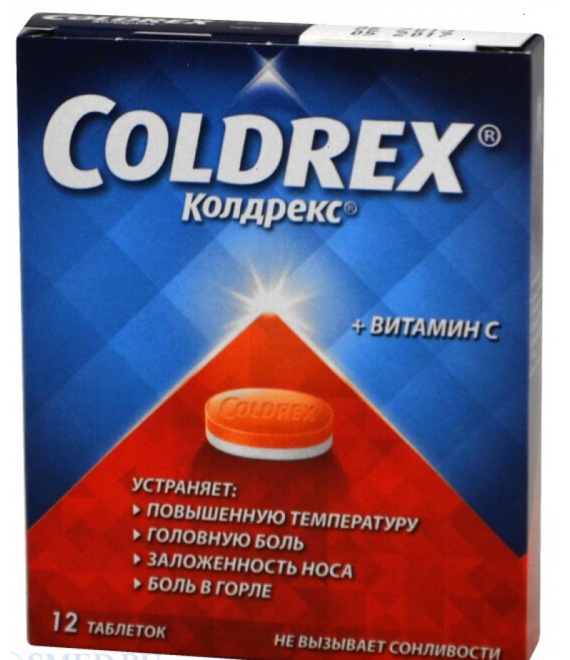 Coldrex with Vitamin C tabs 500mg #12
