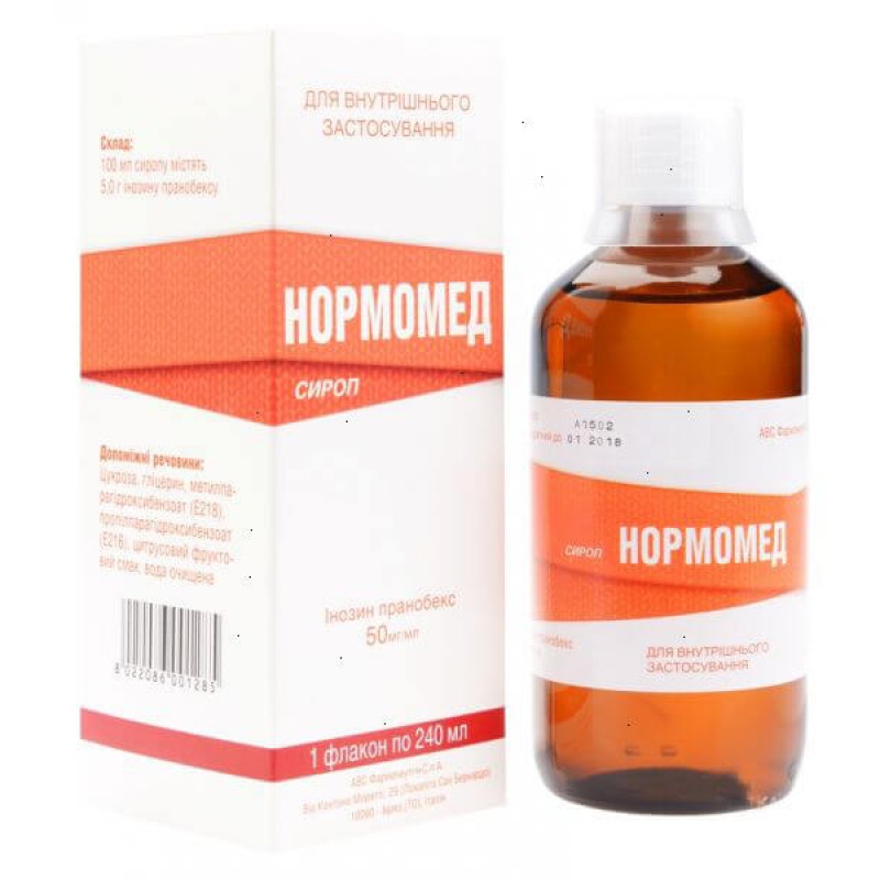 Normomed syrup 50mg/ml 240ml