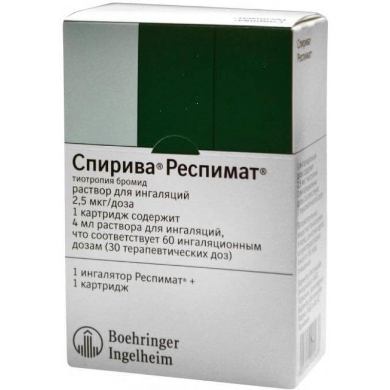 Spiriva Respimat solution 2.5mcg/dose 4ml