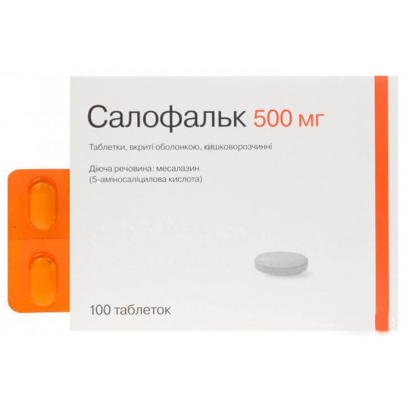 Salofalk tabs 500mg #100