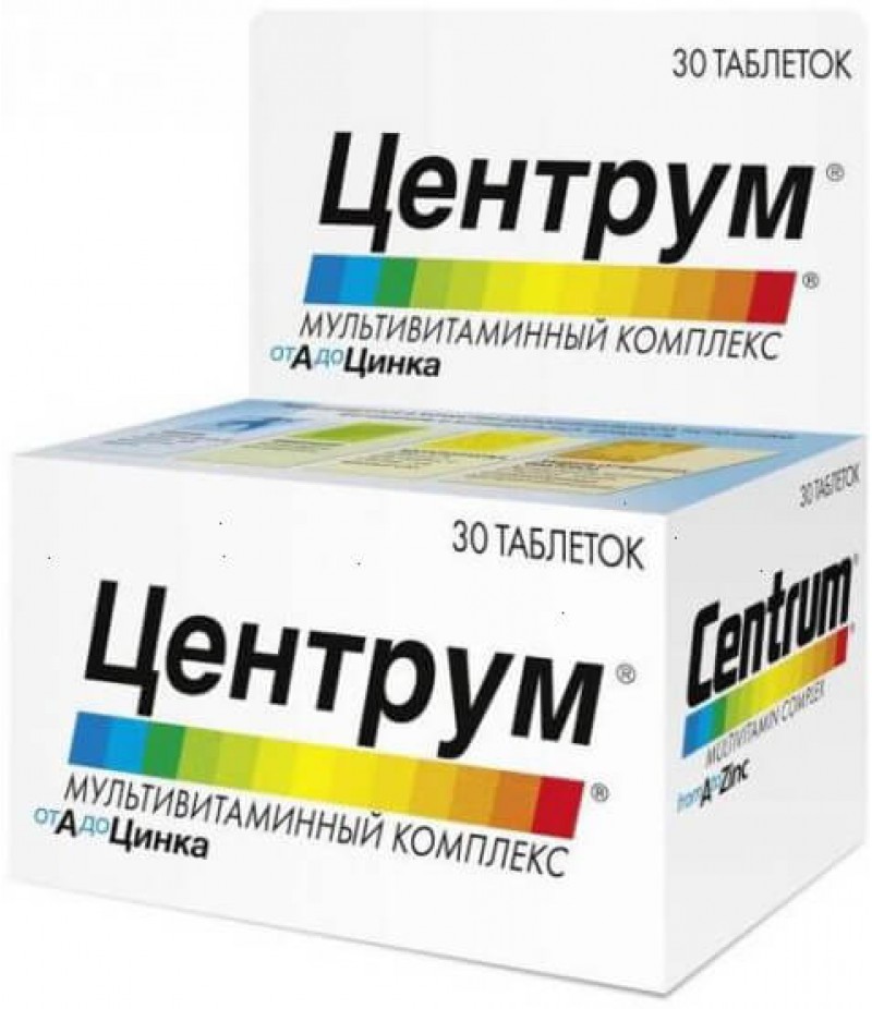 Centrum Multivitamins from A to Zinc tabs #30