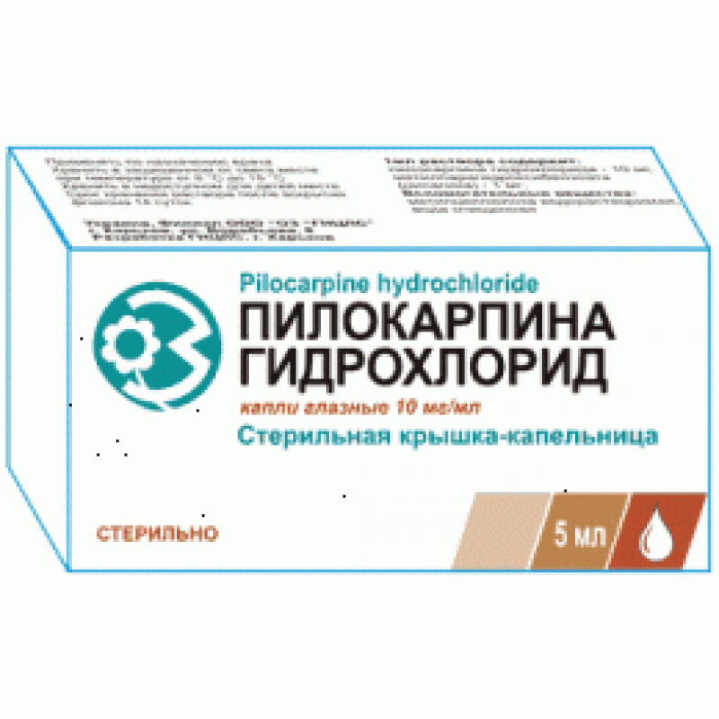 Pilocarpine hydrochloride drops 1% 5ml