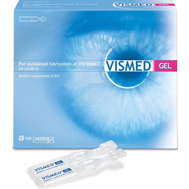 Vismed gel hydrogel ophtalmic 0.3% 0.45ml #20