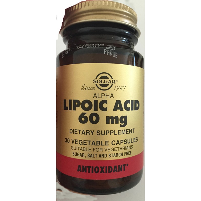 Solgar Alpha Lipoic Acid caps #30