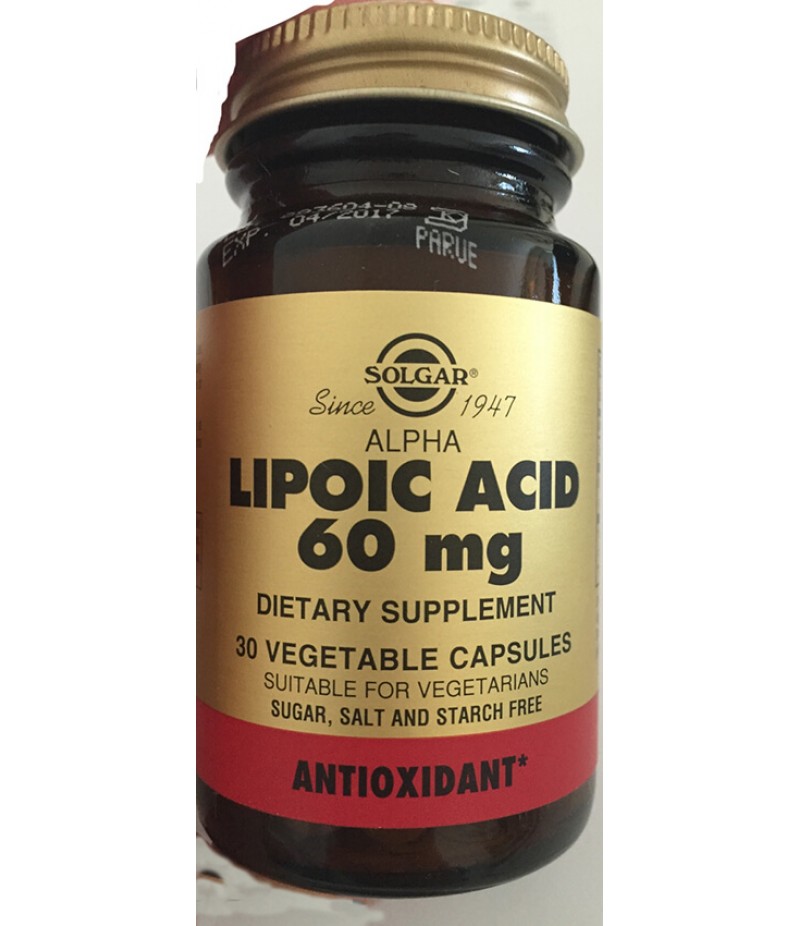 Solgar Alpha Lipoic Acid caps #30