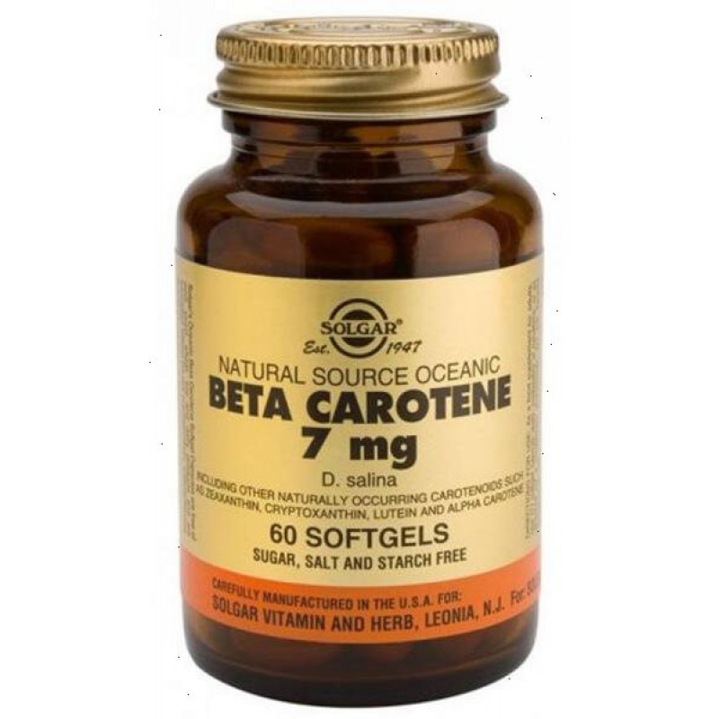 Solgar Beta carotene caps 7mg #60