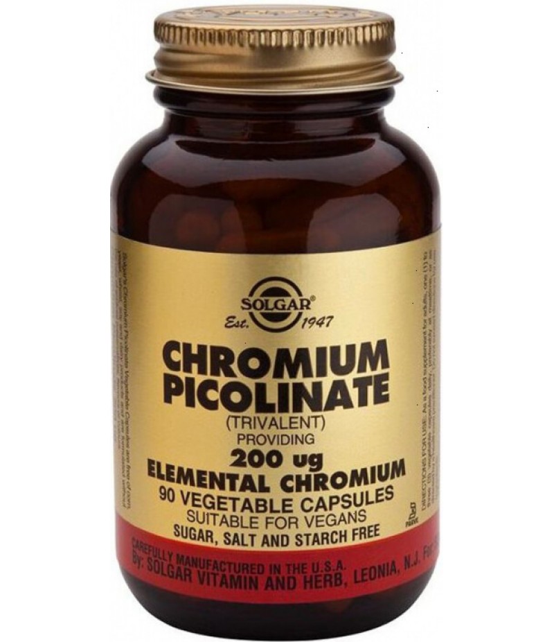Solgar Chromium Picolinate caps #90