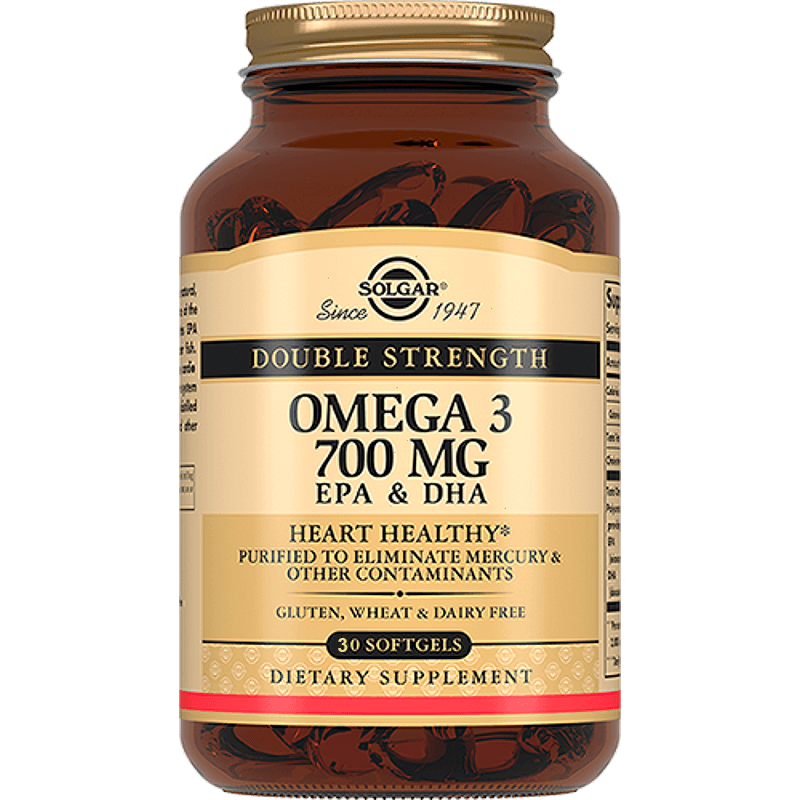 Solgar Double omega-3 700mg EPA & DHA caps #30