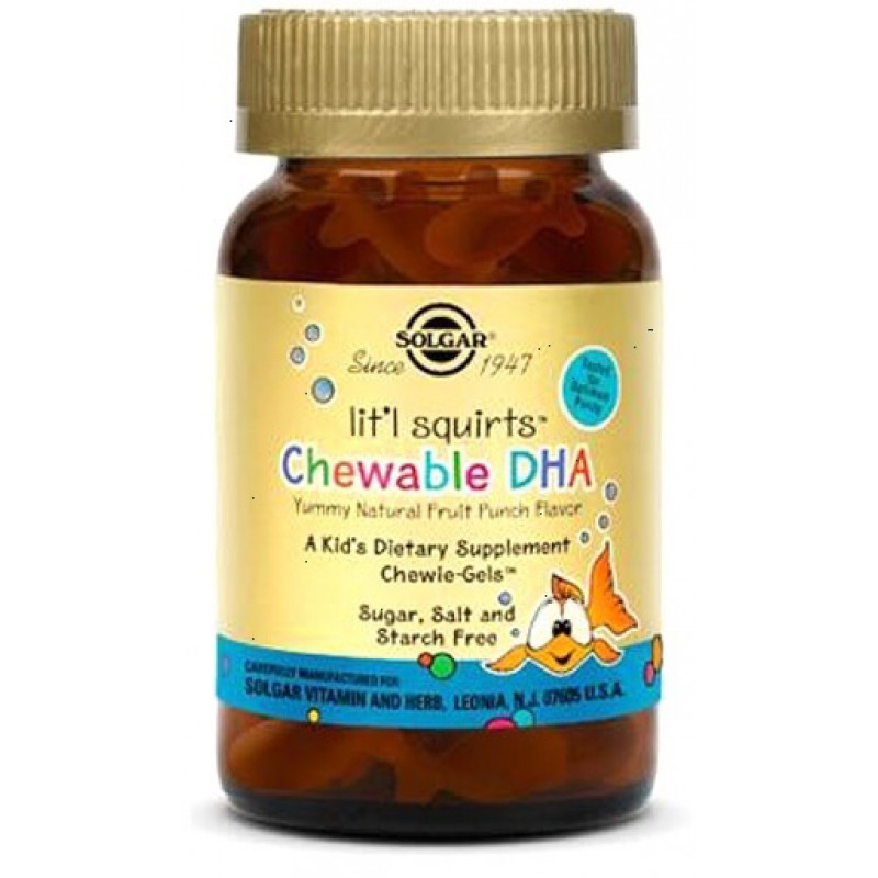 Solgar Goldfish Chewable DHA caps 500mg #90