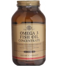 Solgar Omega-3 fish oil concentrate caps #120