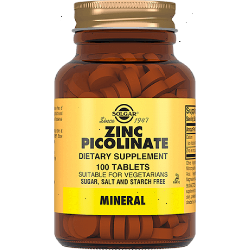 Solgar Picolinate zinc tabs #100