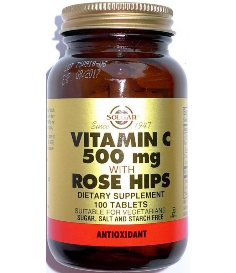 Solgar Vitamin C with Rose Hip tabs #100
