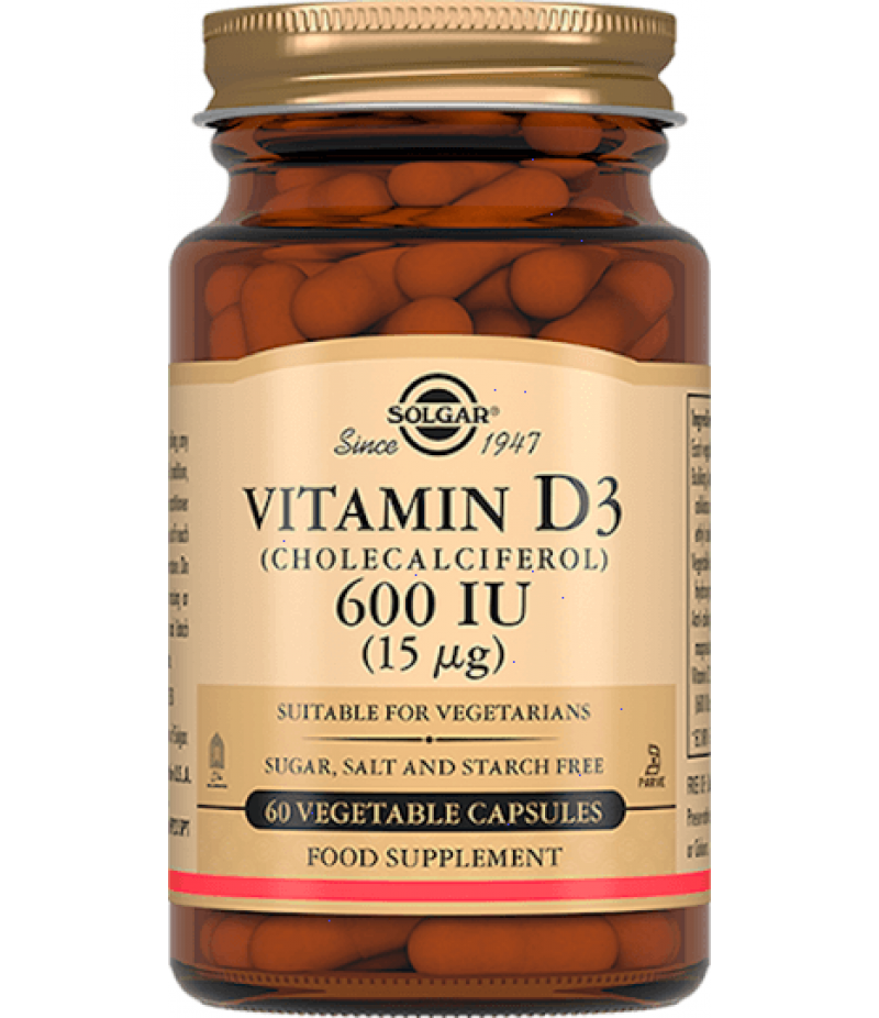 Solgar Vitamin D3 caps 600me #120
