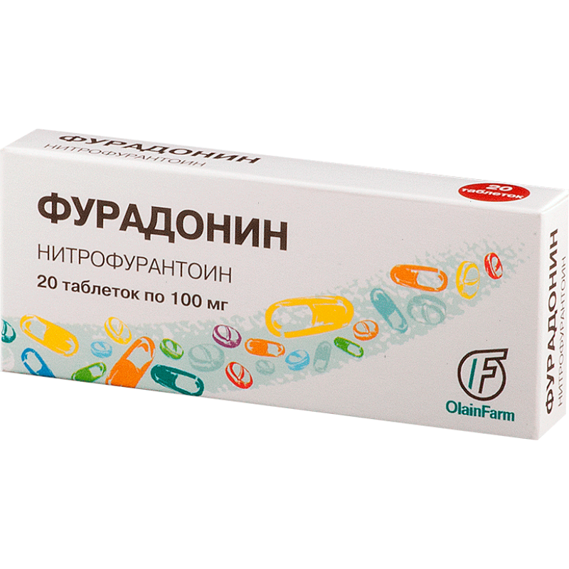 Furadonin tabs 100mg #20