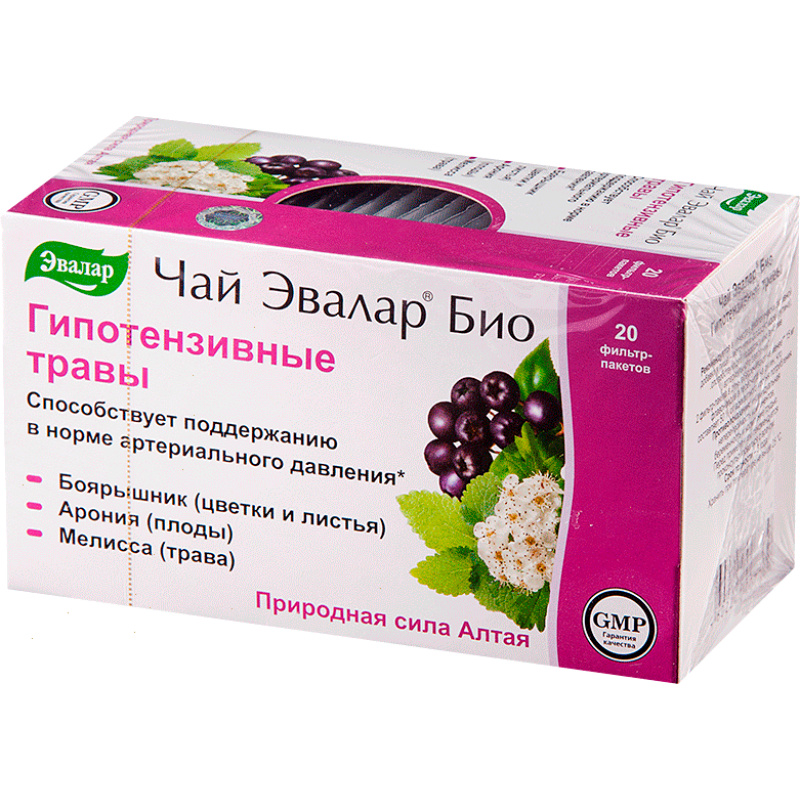 Tea Evalar BIO hypotensive herbs 1.5gr #20